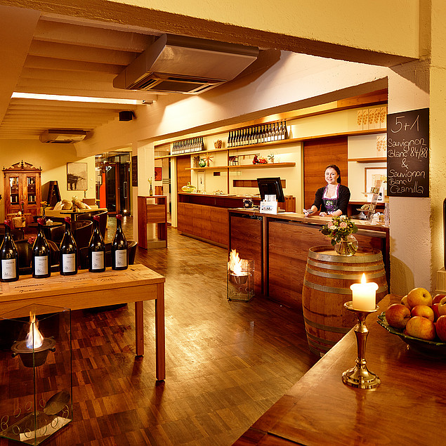 Der alte Weinverkauf behutsam renoviert und umgebaut