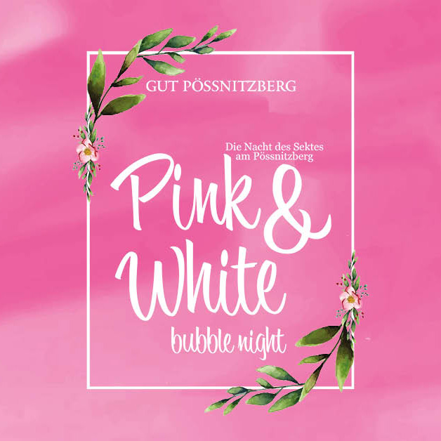 Pink White Bubble Night 2022 Event Party Sekt