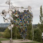 die größte gläserne Weintraube